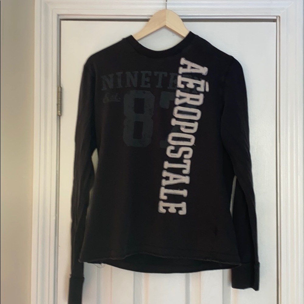 Mens black long sleeve shirt